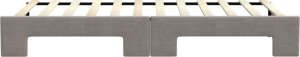 vidaXL Sofa rozsuwana, kolor taupe, 90x200 cm, tkanina 9