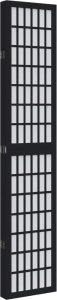 vidaXL Parawan pokojowy, 5-panelowy, czarny, lite drewno paulowni 5