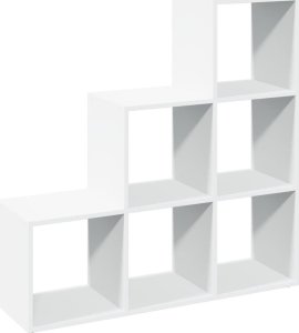 vidaXL Regał przegroda,3 poziomy,biały, 99x29x99 cm 7