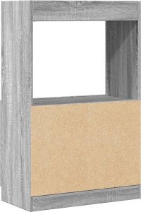 vidaXL Wysoka szafka, szary dąb sonoma, 63x33x100 cm 7