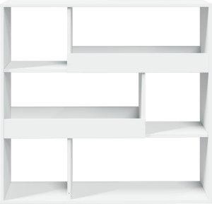 vidaXL Regał, biały, 100x33x94,5 cm, materiał drewnopochodny 4