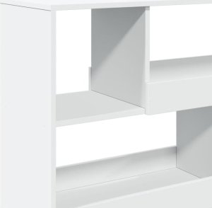 vidaXL Regał, biały, 100x33x94,5 cm, materiał drewnopochodny 7