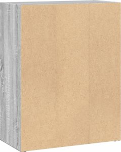 vidaXL Regał na książki, szary dąb sonoma, 60x30x77 cm 6