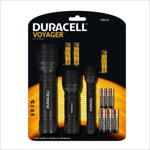 Latarka Duracell LED Voyager zestaw 3 szt (TRIO-E) 1