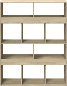 vidaXL Regał, dąb sonoma, 100x33x125,5 cm 4