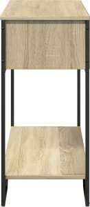 vidaXL Stolik konsolowy, dąb sonoma, 100x35x74,5 cm 5