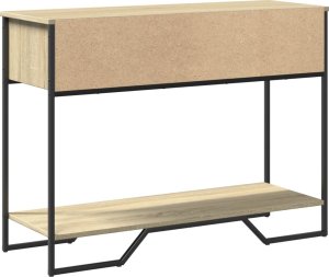 vidaXL Stolik konsolowy, dąb sonoma, 100x35x74,5 cm 6