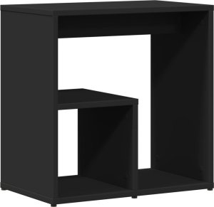 vidaXL Stolik boczny, czarny, 50x30x50 cm, materiał drewnopochodny 2