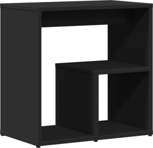 vidaXL Stolik boczny, czarny, 50x30x50 cm, materiał drewnopochodny 7