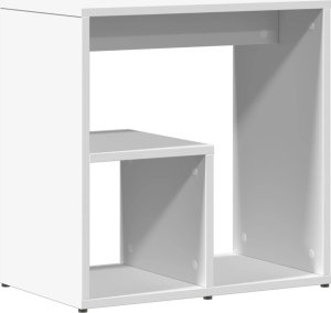 vidaXL Stolik boczny, biały, 50x30x50 cm, materiał drewnopochodny 2