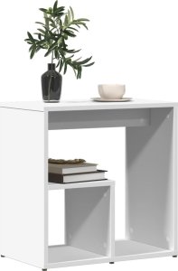 vidaXL Stolik boczny, biały, 50x30x50 cm, materiał drewnopochodny 4