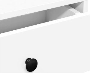 vidaXL Stolik kawowy, biały, 90x90x28 cm, płyta wiórowa 8