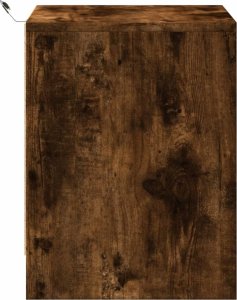 vidaXL Szafka nocna z LED, przydymiony dąb, materiał drewnopochodny 7