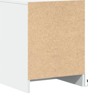 vidaXL Szafki nocne z LED, 2 szt., białe, materiał drewnopochodny 8