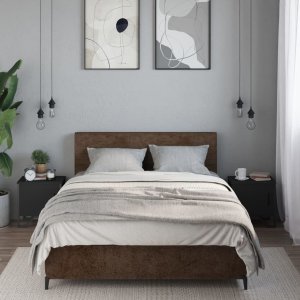 vidaXL Szafki nocne 2 szt. czarne 40x30x40 cm 3