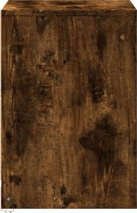 vidaXL Szafka nocna z LED, przydymiony dąb 7