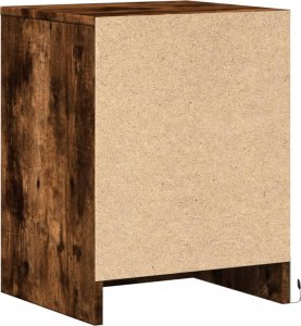 vidaXL Szafka nocna z LED, przydymiony dąb 8