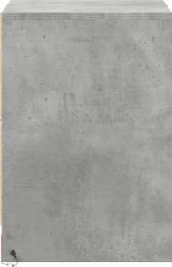 vidaXL Szafka nocna z LED, szarość betonu 7