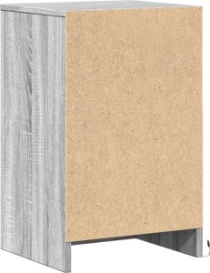 vidaXL Szafka nocna z LED, szary dąb sonoma 8