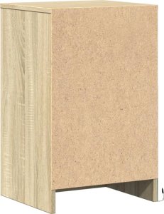 vidaXL Szafka nocna z LED, kolor dąb sonoma 8