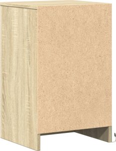 vidaXL Szafka nocna z LED, kolor dąb sonoma 8