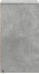 vidaXL Szafki nocne z podświetleniem LED, 2 szt., szarość betonu 7