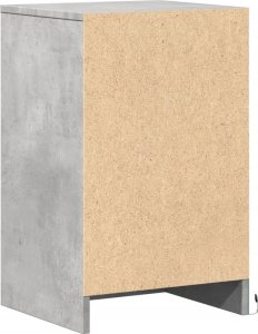 vidaXL Szafki nocne z podświetleniem LED, 2 szt., szarość betonu 8