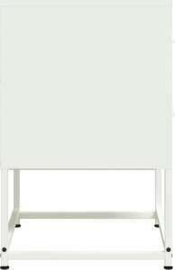 vidaXL Szafki nocne, 2 szt., białe, 36x39x60,5 cm, stal 7