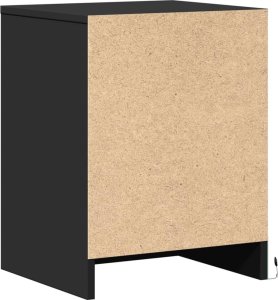vidaXL Szafki nocne z LED, 2 szt., czarne, materiał drewnopochodny 8