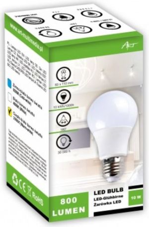 Art Żarówka LED ART E27, 10W, AC230V, WW (4001057) 2