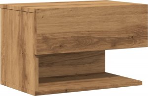 vidaXL Ścienna szafka nocna, dąb artisian 2