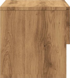 vidaXL Ścienna szafka nocna, dąb artisian 6