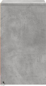 vidaXL Szafka nocna z LED, szarość betonu 7