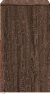 vidaXL Szafka nocna z LED, kolor brązowy dąb 7