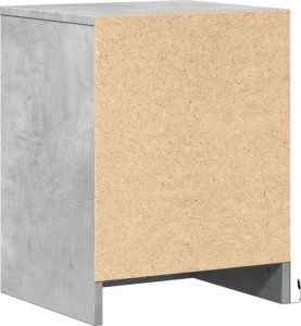 vidaXL Szafki nocne z podświetleniem LED, 2 szt., szarość betonu 8