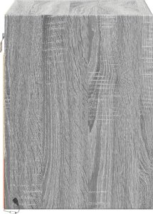 vidaXL Wiszące szafki nocne z LED, 2 szt., szary dąb sonoma 8