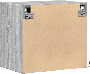 vidaXL Wiszące szafki nocne z LED, 2 szt., szary dąb sonoma 9