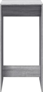 vidaXL Stolik barowy, szary dąb sonoma, 51x50x103,5 cm 4