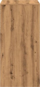 vidaXL Stolik barowy, dąb artisian, 51x50x103,5 cm 5