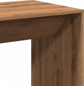 vidaXL Stolik barowy, dąb artisian, 51x50x103,5 cm 7