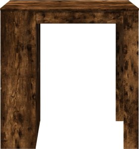 vidaXL Stolik barowy, przydymiony dąb, 102x70x103,5 cm 5