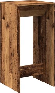 vidaXL Stolik barowy, stare drewno, 51x50x103,5cm 2