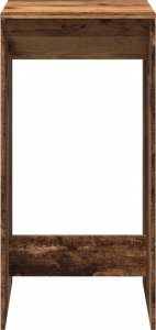 vidaXL Stolik barowy, stare drewno, 51x50x103,5cm 4