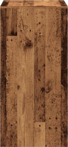 vidaXL Stolik barowy, stare drewno, 51x50x103,5cm 5