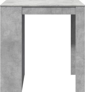 vidaXL Stolik barowy, szarość betonu, 102x70x103,5 cm 5