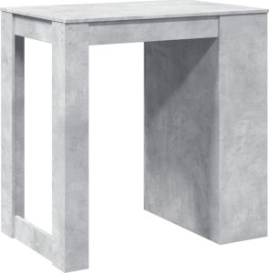 vidaXL Stolik barowy, szarość betonu, 102x70x103,5 cm 7