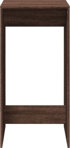 vidaXL Stolik barowy, brązowy dąb, 51x50x103,5 cm 4