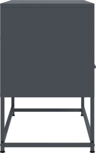 vidaXL Szafka pod telewizor, antracytowa, 68x39x60,5 cm, stalowa 7