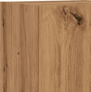 vidaXL Szafki TV, z LED, 2 szt., dąb artisian, 30,5x30x102 cm 12