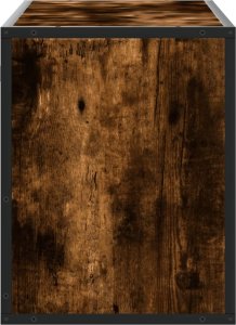 vidaXL Szafka pod telewizor, przydymiony dąb, 100x31x39,5 cm 5